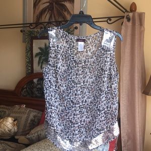 Mark Sleeveless Top w/ Sequins